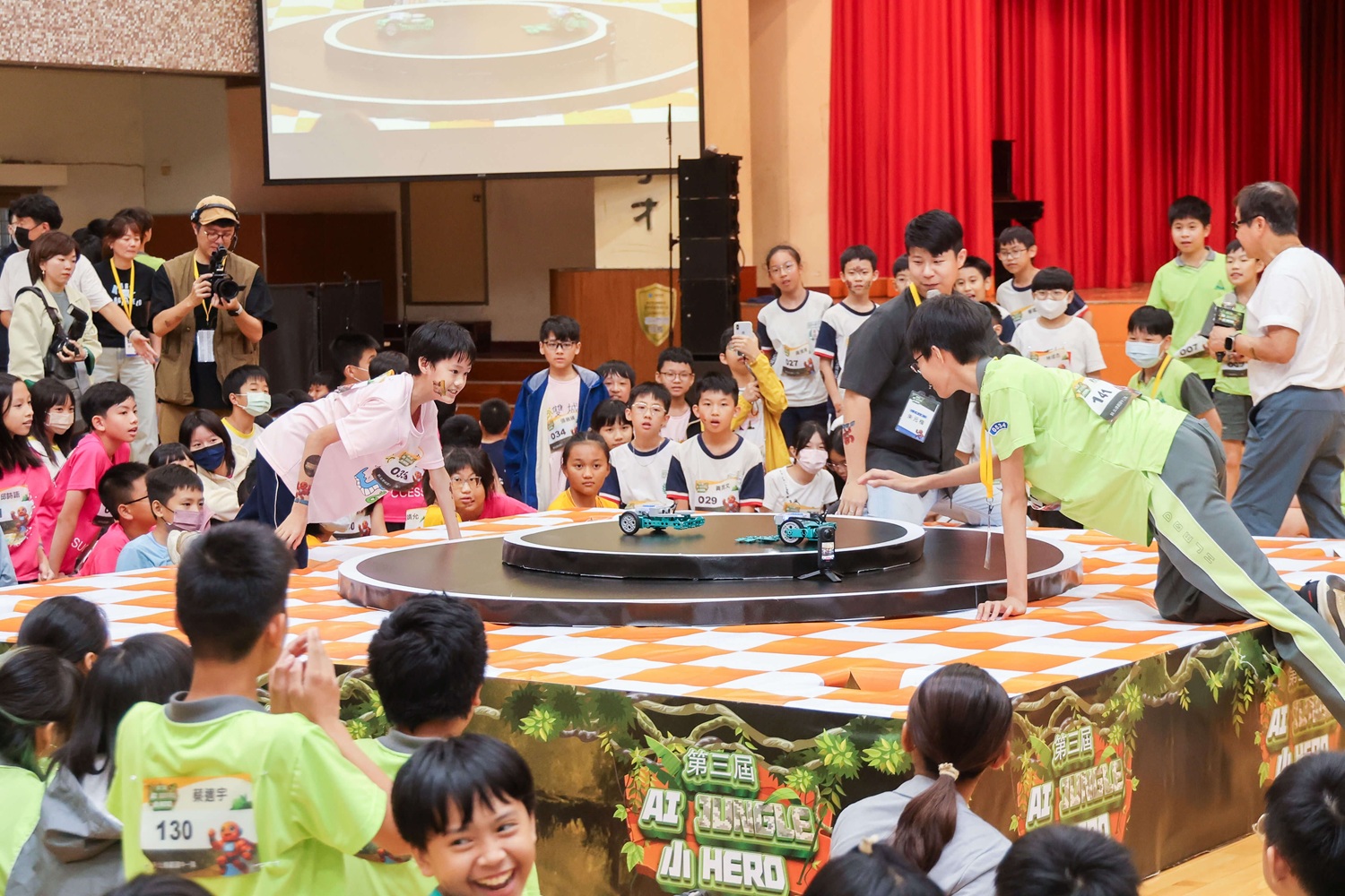 「第三屆 AI Jungle 小HERO」機器人跨縣市交流活動。（圖／新北市教育局提供，下同）